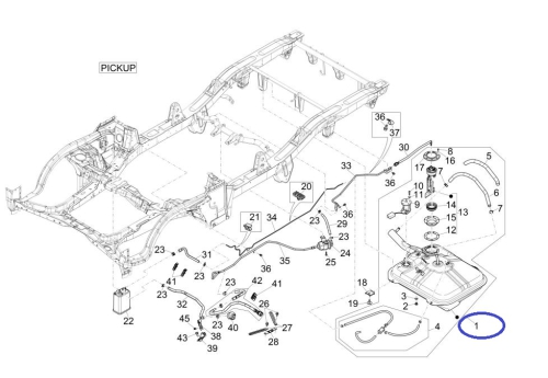 Tank for tipper, chassis and pickup from EURO 6C